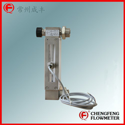 LZB-15D-K1  glass tube flowmeter alarm switch [CHENGFENG FLOWMETER] high anti-corrosion professional flowmeter manufacture  all stainless steel